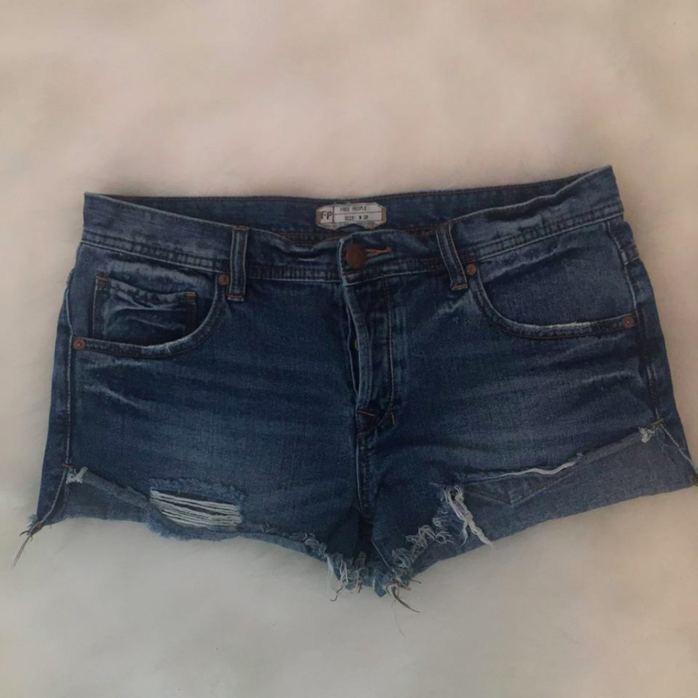 Free People Denim Shorts